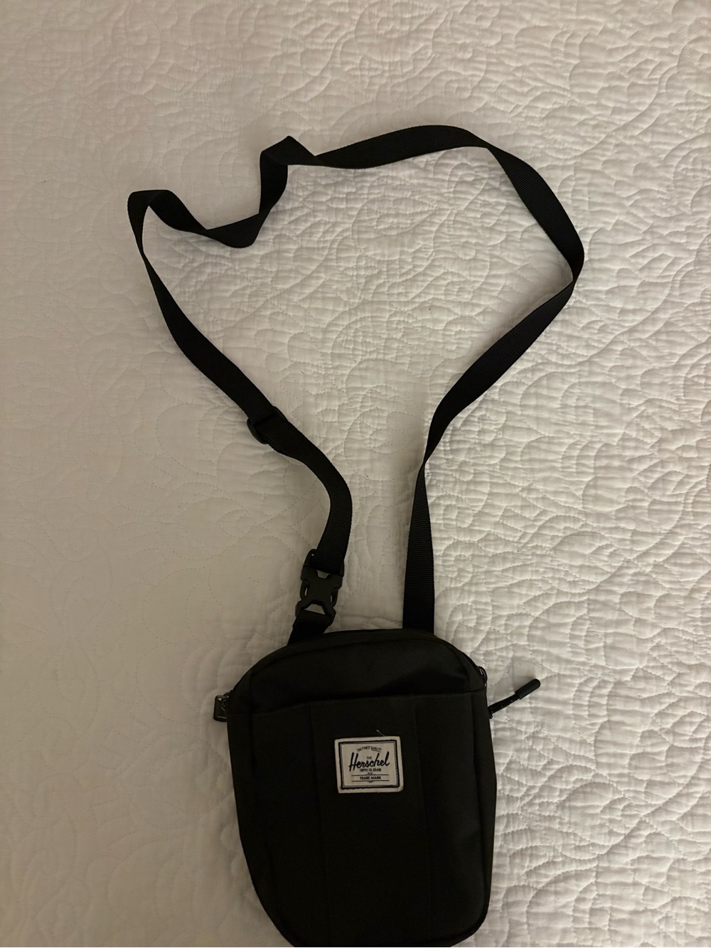 Herschel Supply Co. Black Crossbody Bag w/Adjustable Strap - Like new condition